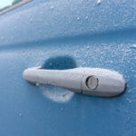 Türschloss eingefroren