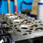 Zylinderkopf am Auto