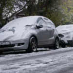 Parkscheibe wegen Schnee nicht sichtbar
