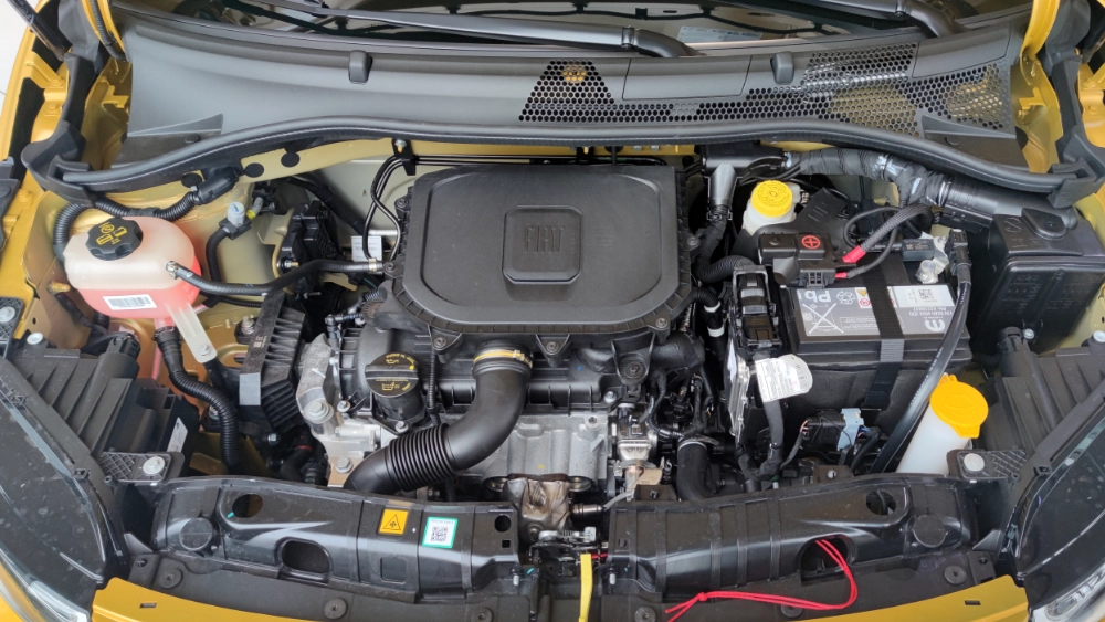 Motor im Fiat 500 Hybrid (2025)