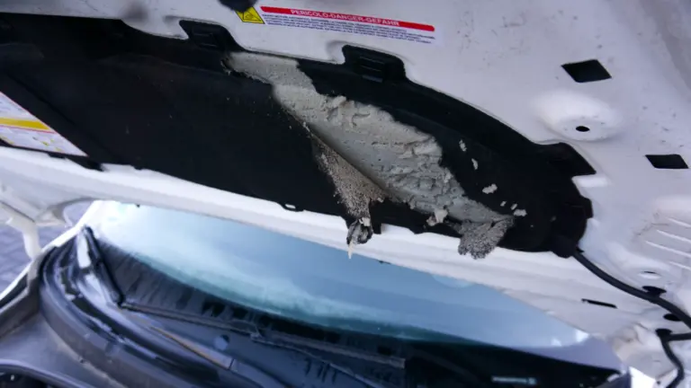 Dämmmatte unter Motorhaube zerfressen: Ursachen, Maßnahmen & Lösungen Dämmmatte unter Motorhaube zerfressen
